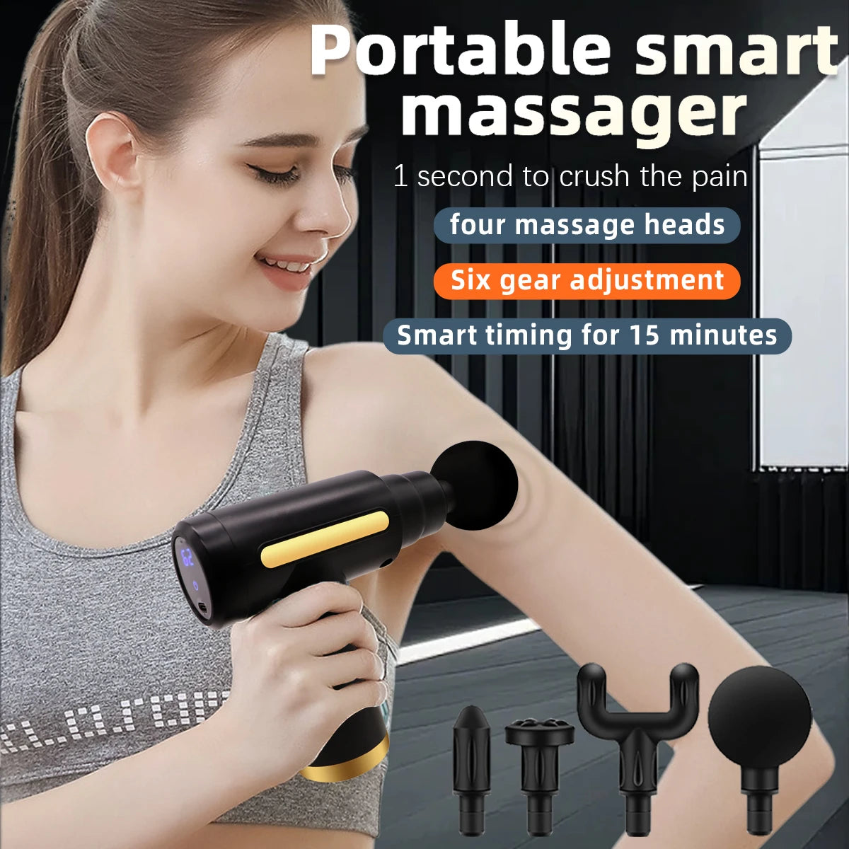 πͺ Mini Portable Massage Gun β Deep Tissue Relief Anytime, Anywhere!
