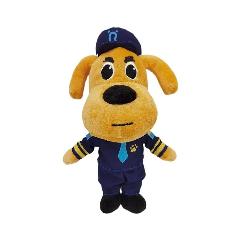 Sheriff Labrador Dog Plush Toy – Soft Security Cartoon Doll for Boys & Girls