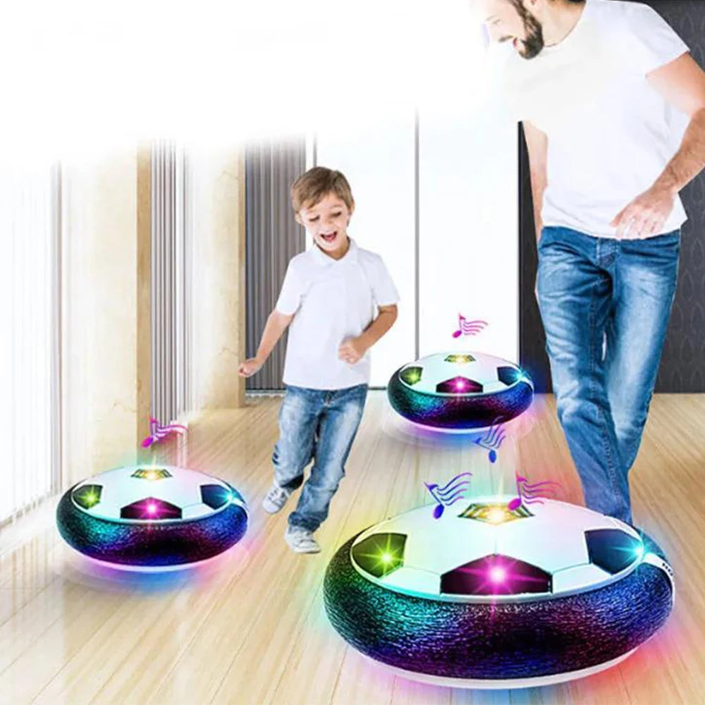 LED Hover Soccer Ball Toy With Music – Indoor Outdoor Floating Football Game for Children