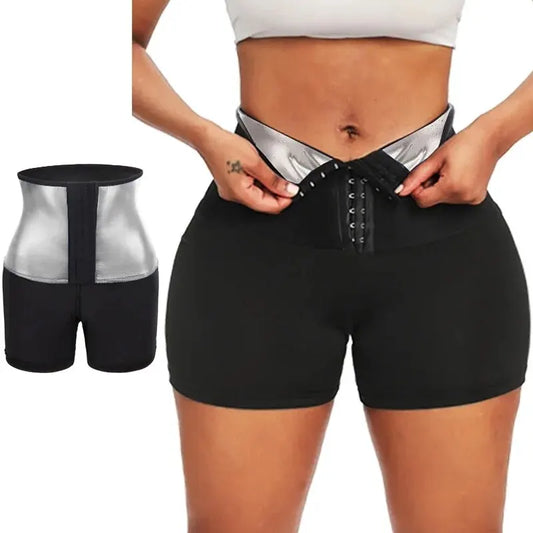Hot Thermo Sweat Shorts – Slimming Sauna Shapewear for Women