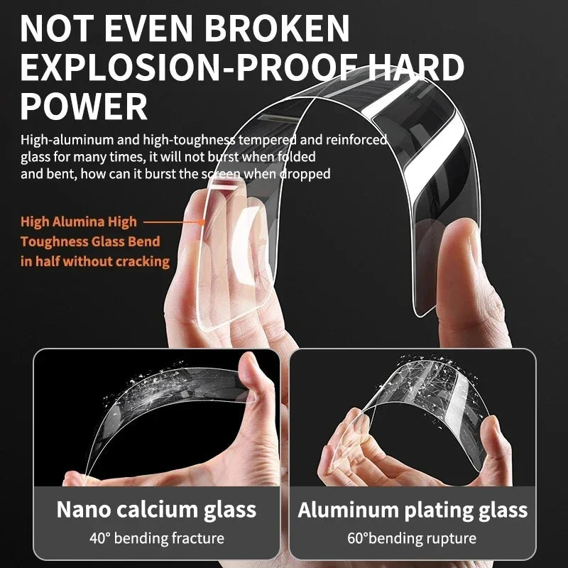 3Pcs Tempered Glass Screen Protector for iPhone 15 14 13 12 11 Pro Max / Mini / XR / X / XS / 8 / 7 Plus
