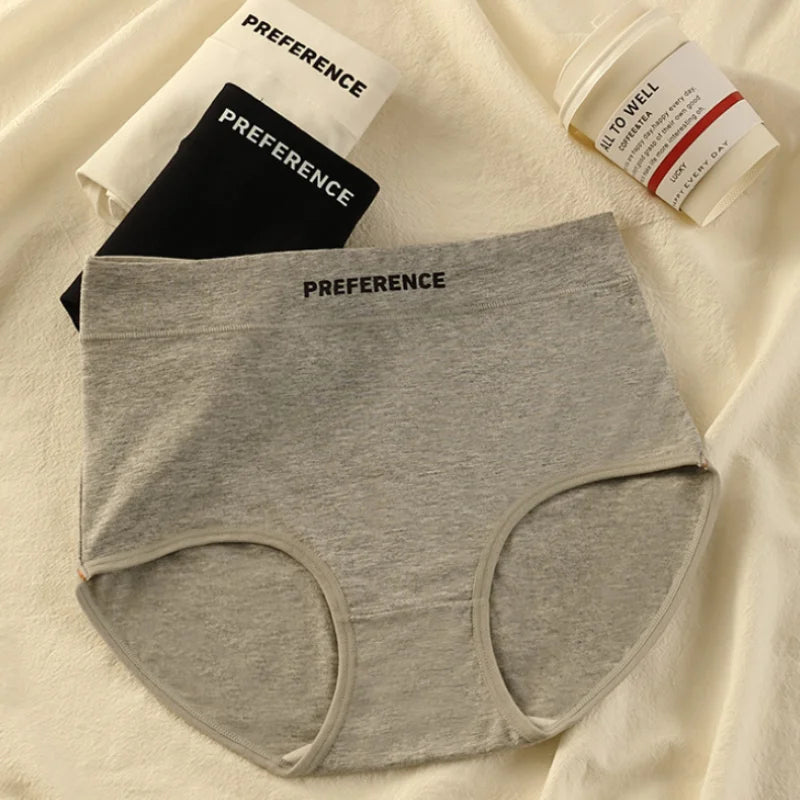 3PCS Set Women's High-Waist Cotton Panty – Soft, Breathable & Comfortable Underwear