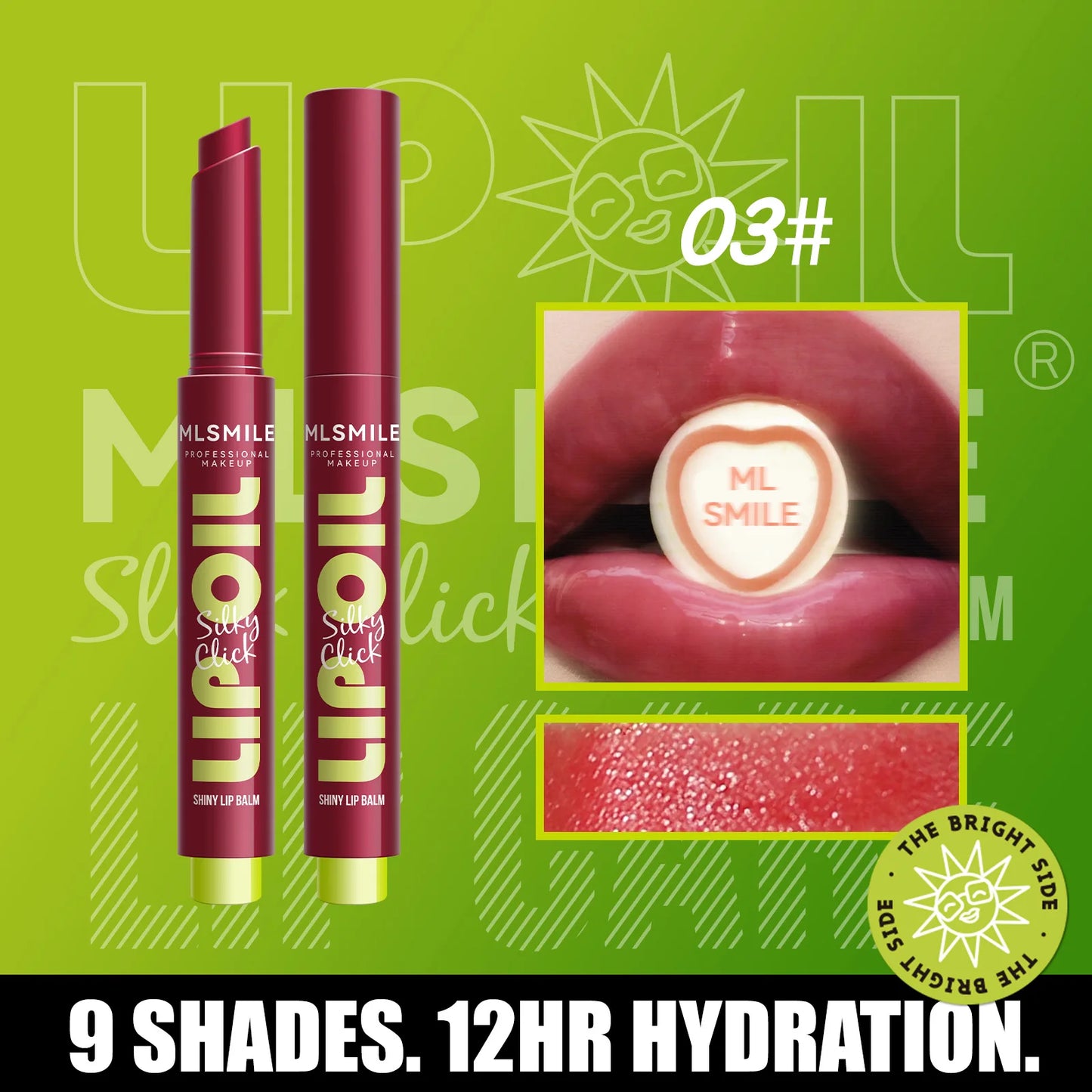 MLSMILE Silky Click Lip Gloss β High-Shine, Hydrating & Long-Lasting Glow