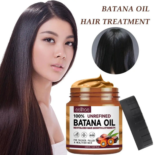 100% Pure Organic Batana Oil Hair Mask – Natural Hair Growth & Repair Treatment