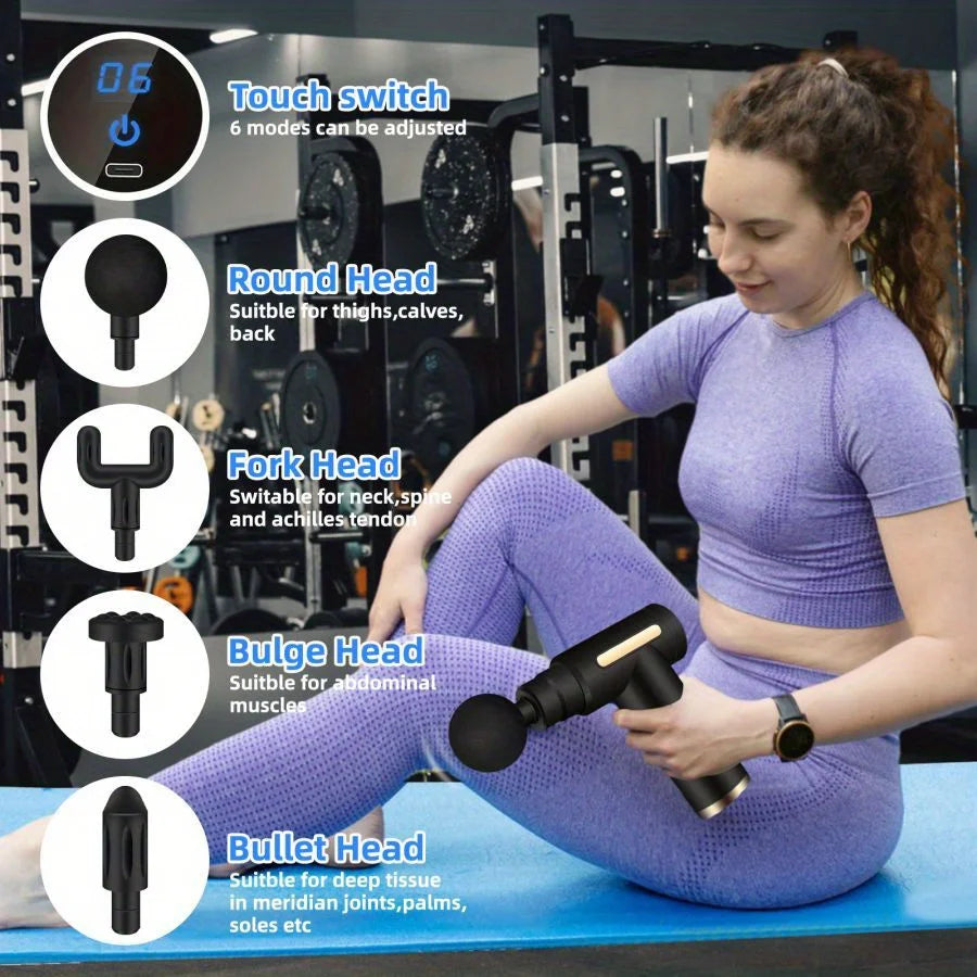 πͺ Mini Portable Massage Gun β Deep Tissue Relief Anytime, Anywhere!