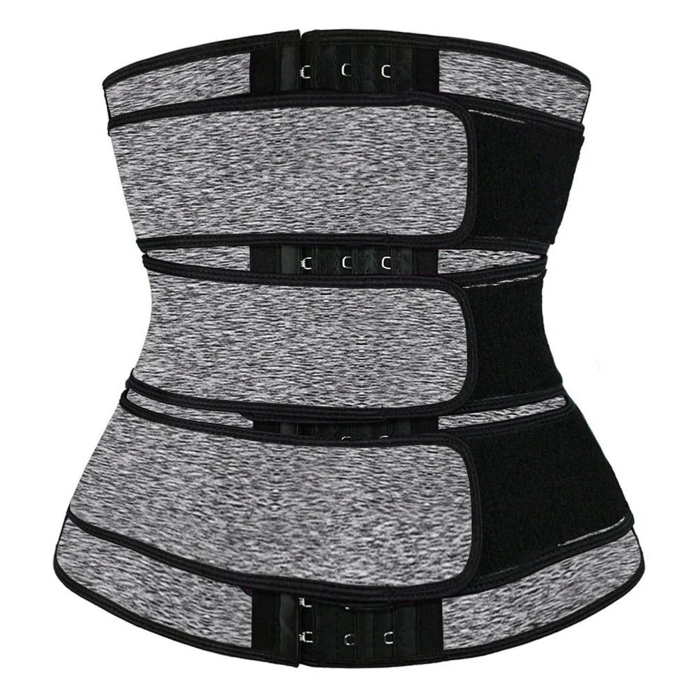 Triple Belt Waist Trainer – Ultimate Tummy Control & Fat Burning Shapewear