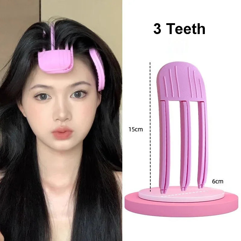 2pcs Fluffy Hairpin Curling Clips – Easy Volume & Style for Bangs & Roots
