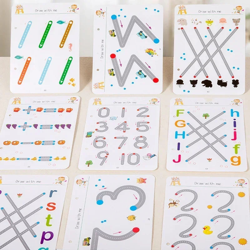 Magical Tracing Workbook – Reusable Handwriting Practice Copybook for Kids