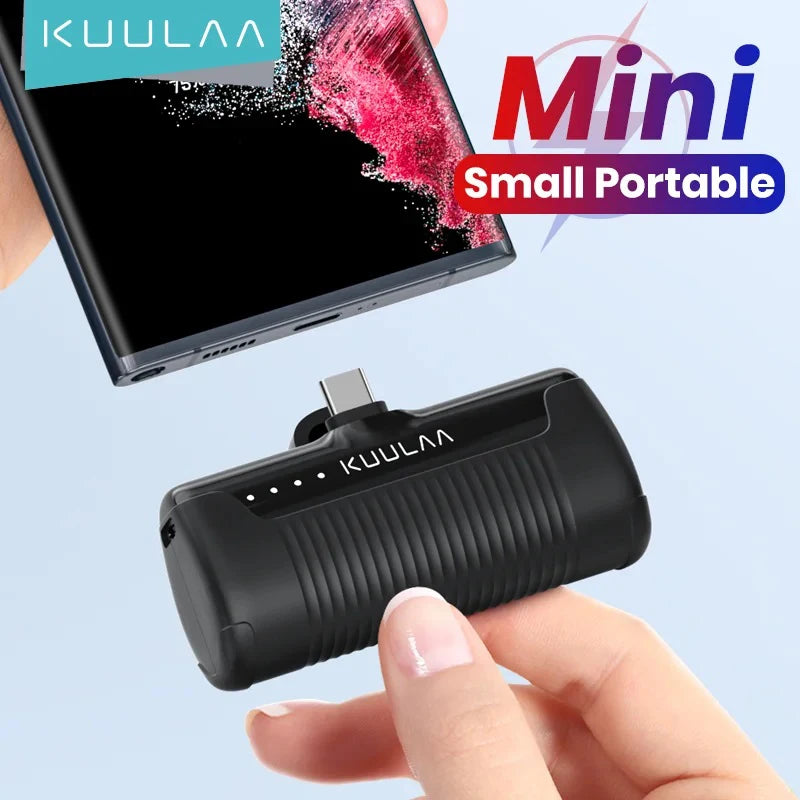 Portable Mini Power Bank 4500mAh – Compact Charger for iPhone 16 15 14 13 Pro Max & Android