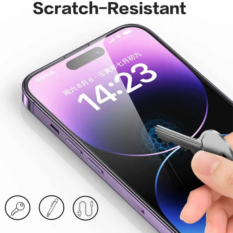 HD Tempered Glass Screen Protector for iPhone 11/12/13/14/15/16 Pro Max – Ultra Clear Glass Film