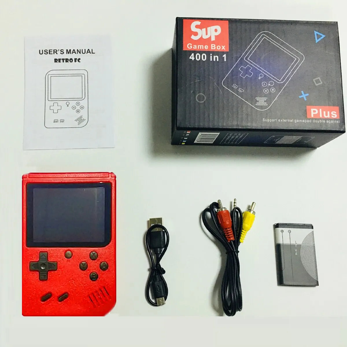 Retro Handheld Game Console for Kids – 400+ Classic Games, TV Connectable