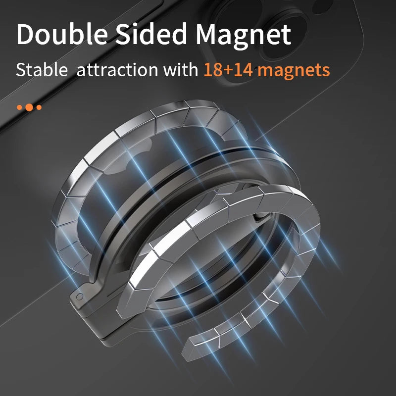 2-in-1 Foldable Magsafe Magnetic Phone Holder – Gym, Car & More!