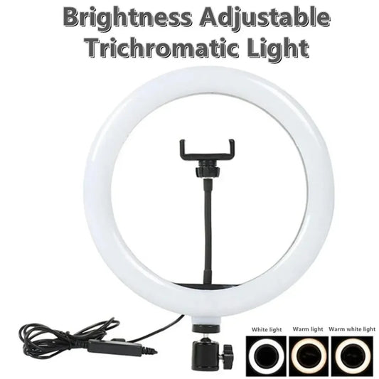10" LED Selfie Ring Light with Tripod – Perfect for Live Streaming & Makeup