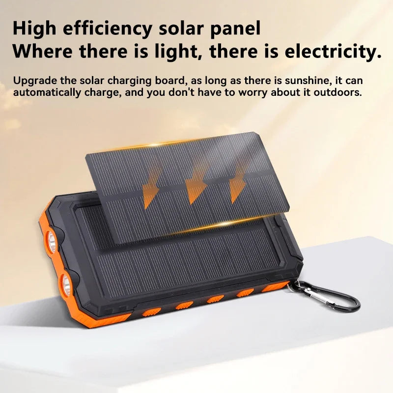 Xiaomi 200000mAh Solar Power Bank – Ultra High Capacity Fast Charging for iOS & Android