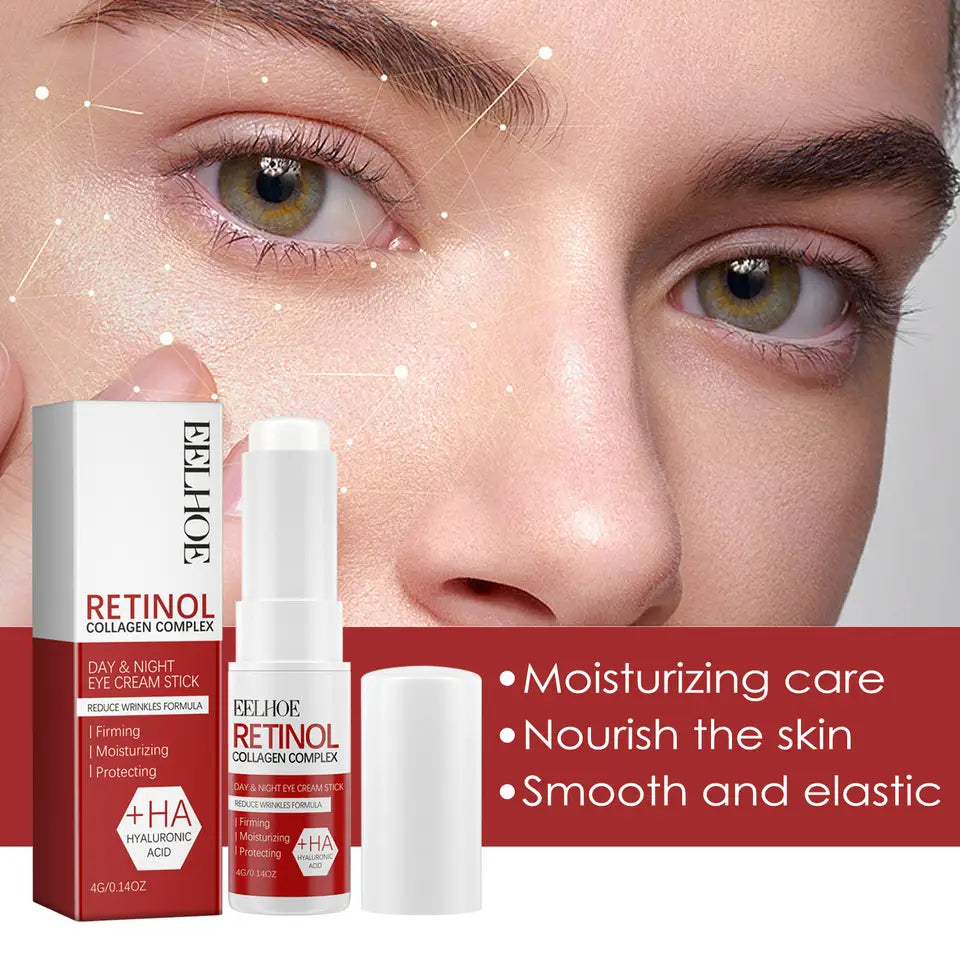 Retinol Anti-Aging Serum, Eye Stick & Wrinkle Repair Face Set for a Youthful Look