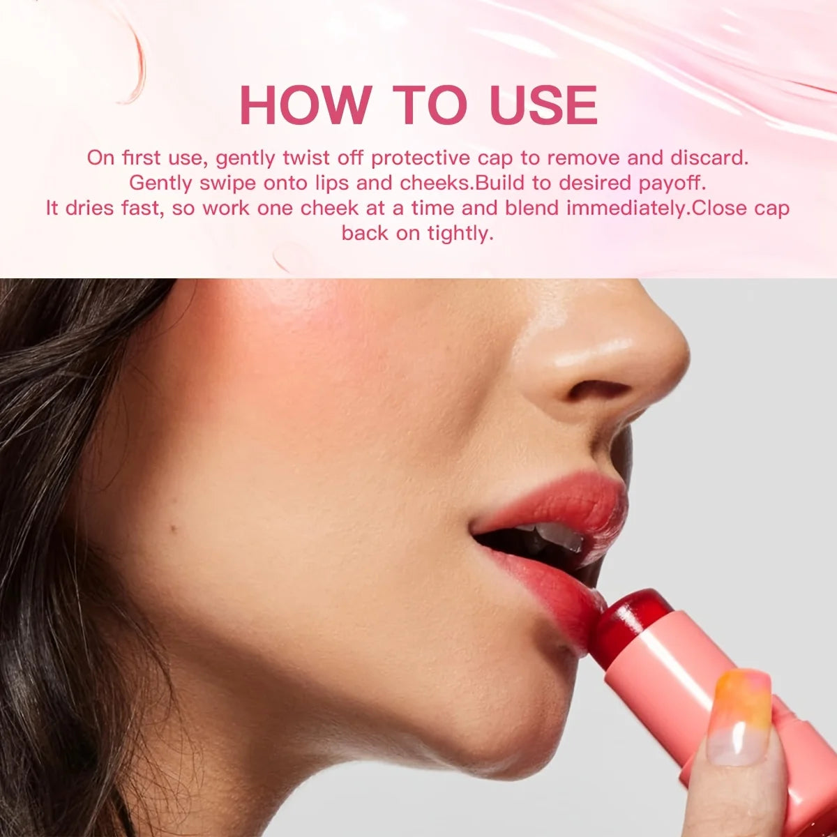 π 3-in-1 Jelly Blush Stick β Blush, Lip Stain & Eyeshadow Magic!