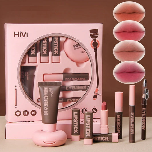 Makeup Gift Box – Stunning Powder & Lipstick Set in a Beautiful Gift Box