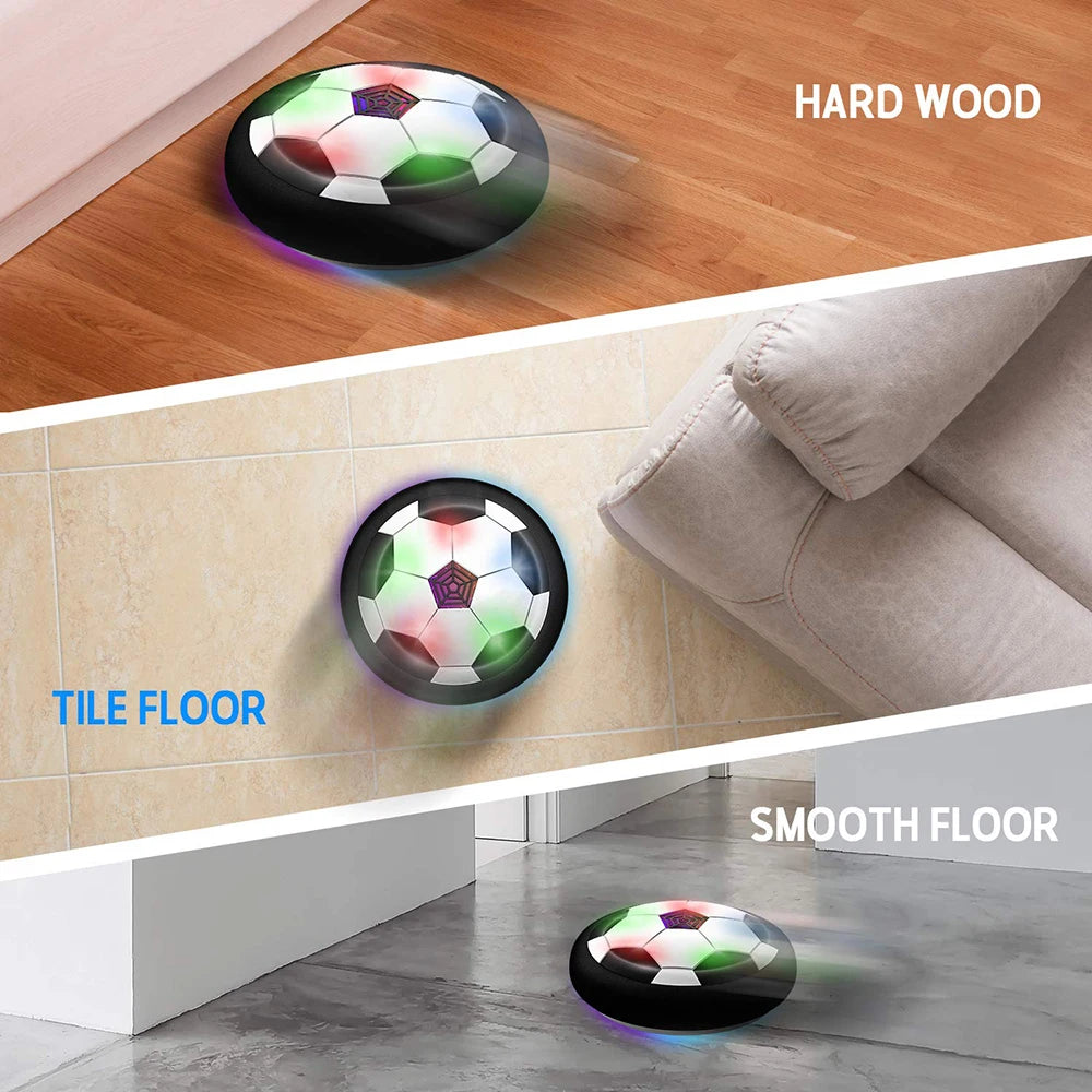 LED Hover Soccer Ball Toy With Music – Indoor Outdoor Floating Football Game for Children