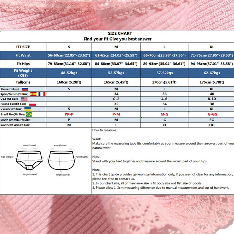 5Pcs Set Cotton G-String Thong Panty – Adjustable Waist T-Back Lingerie