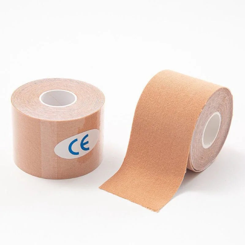 Kinesiology Sports Tape – Elastic Muscle Support for Pain Relief & Recovery
