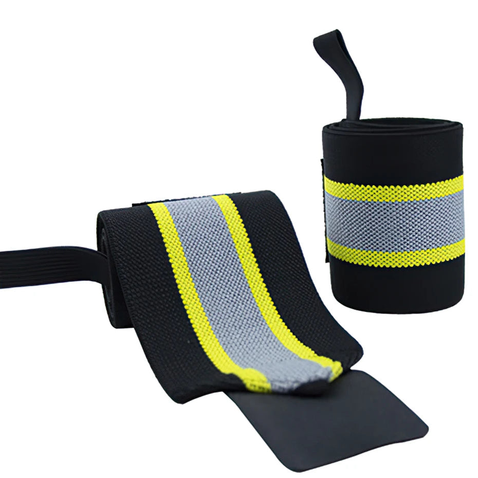 1 Pair Premium Wrist Support Brace Wraps – Extra Strength for Weightlifting & Gym Training
