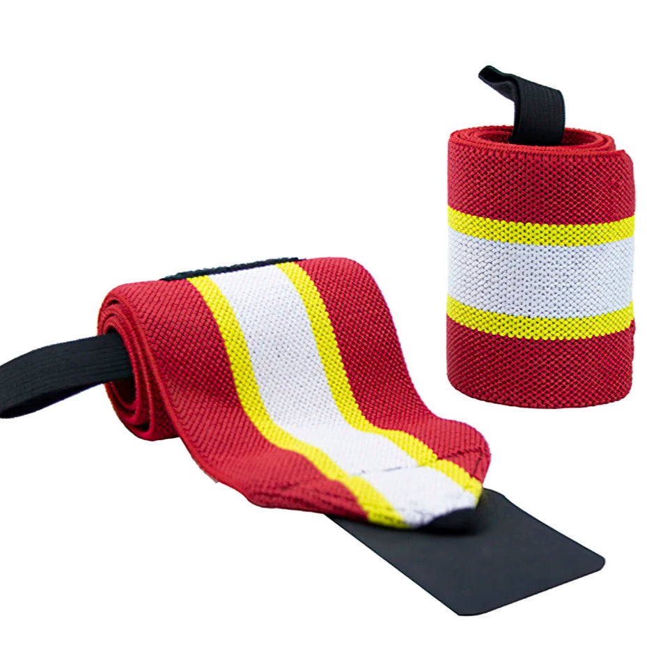 1 Pair Premium Wrist Support Brace Wraps – Extra Strength for Weightlifting & Gym Training