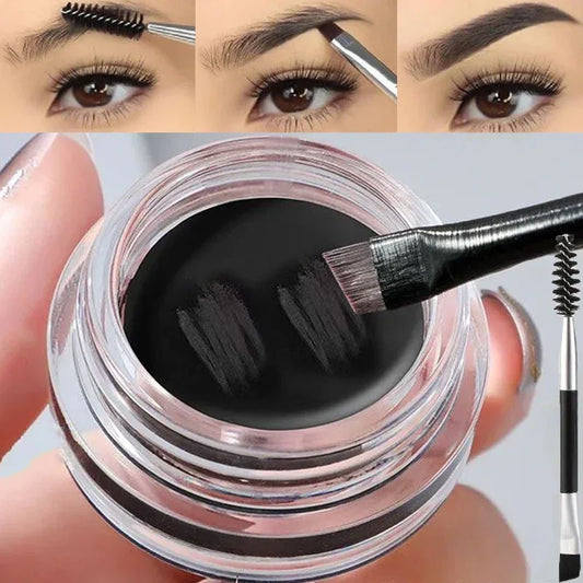 3D Natural Tint Eyebrow Cream Gel  – Waterproof Matte Brow Gel for Long-Lasting Definition