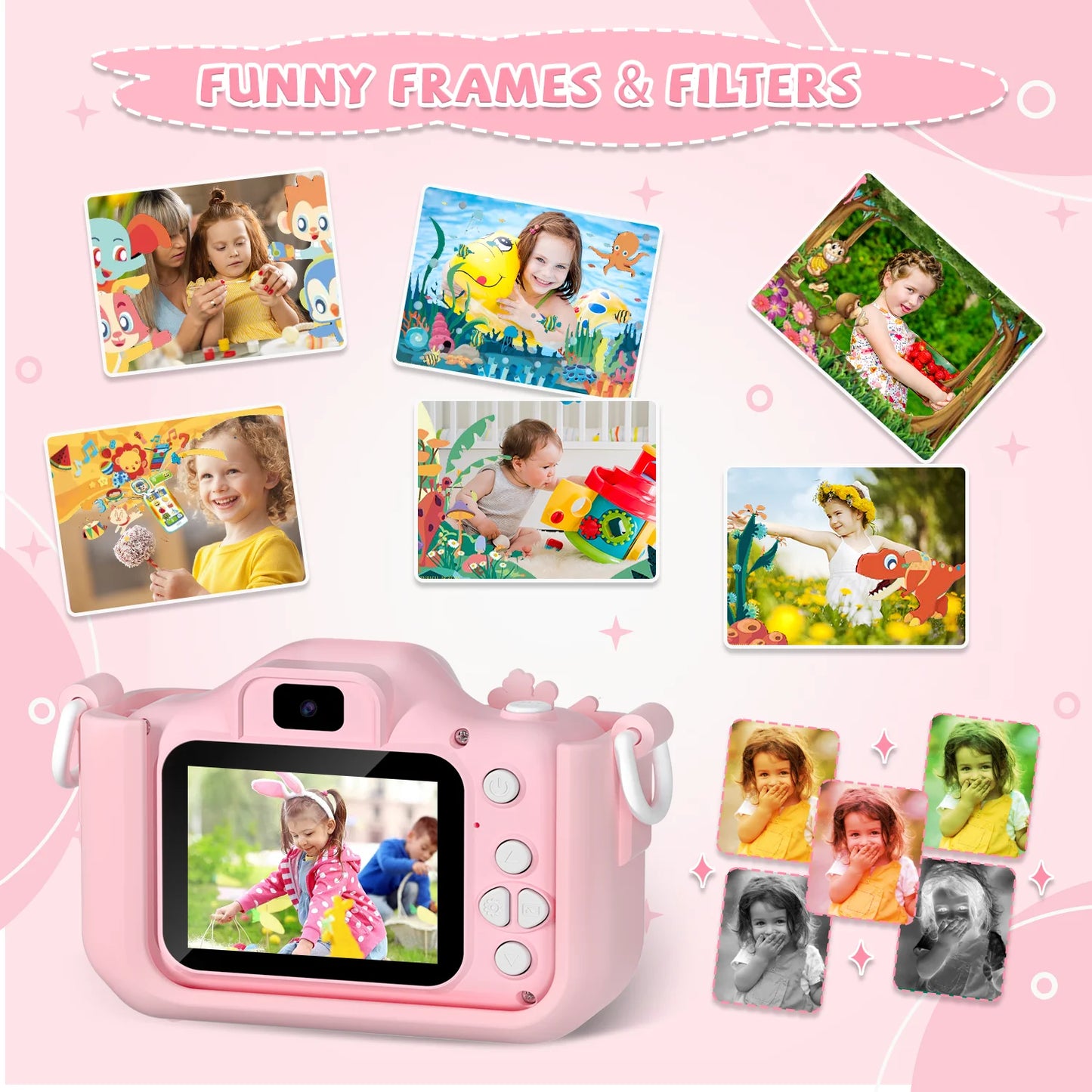 Children’s 1080P HD Camera – Fun Digital Video Camera Toy for Boys & Girls