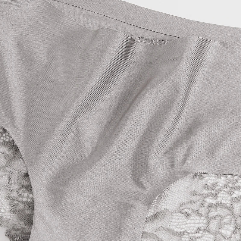 Exquisite Lace 3pcs Panty Set  – Soft & Sexy Satin Underwear for Ultimate Comfort