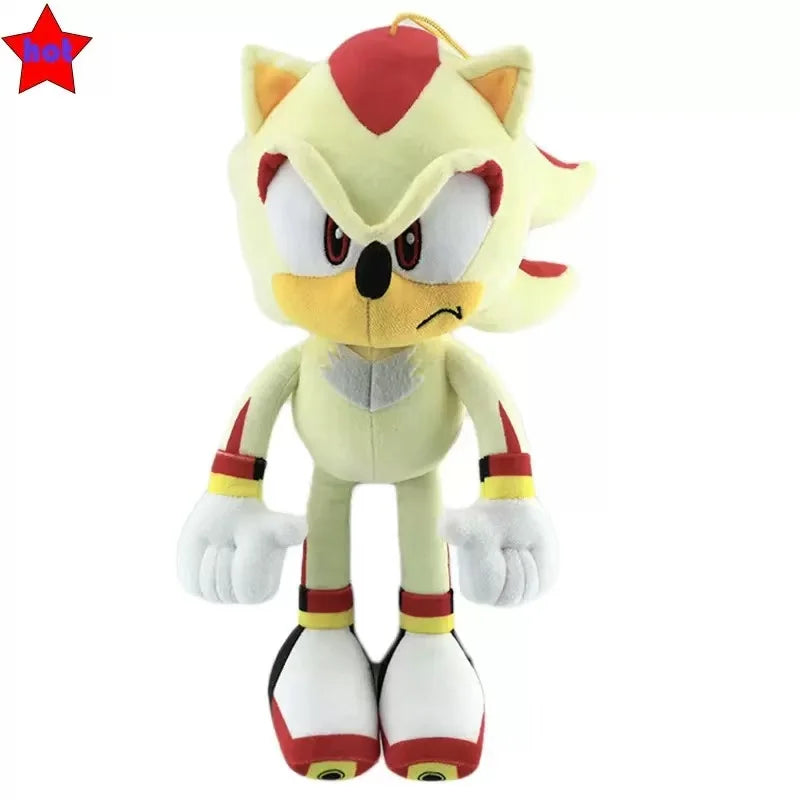 30cm Sonic Plush Toy – Soft Stuffed Hedgehog, Amy Rose, Knuckles & Tails Dolls