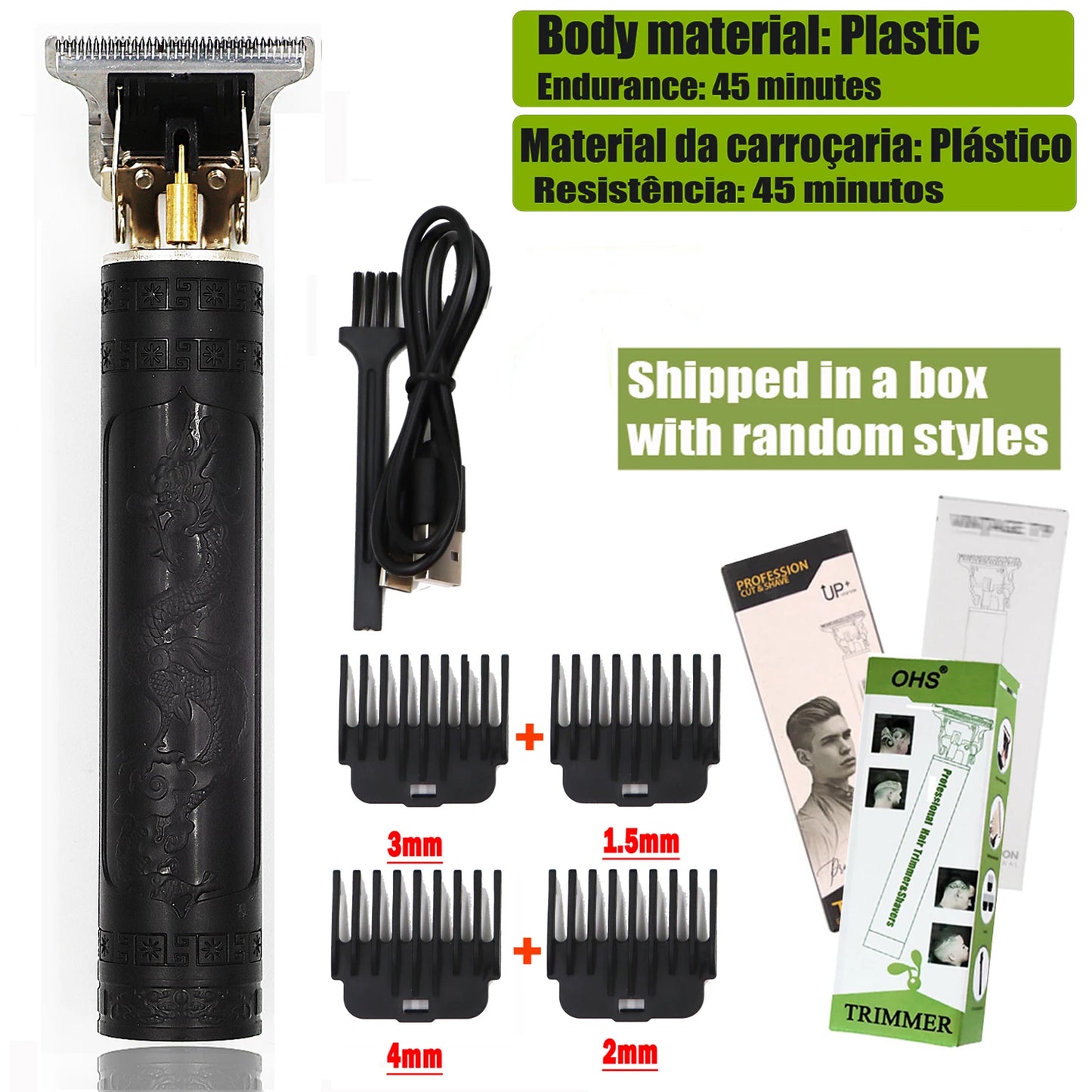 T9 Professional Men’s Hair Clipper Shaver – Precision Beard & Hair Trimmer