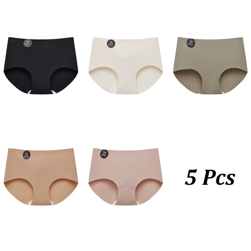 5PCS Set Invisible Seamless Panty – High Elastic, Ultra-Thin, Soft