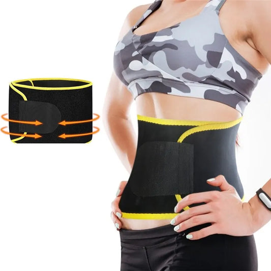 Sweat Waist Trainer Corset – Fitness & Lumbar Support Belt