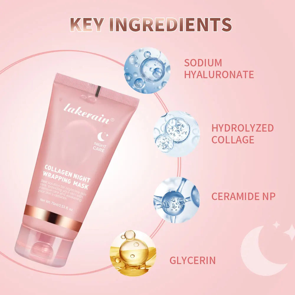 Night Collagen Wrapping Mask – Wake Up to Radiant, Glowing Skin!