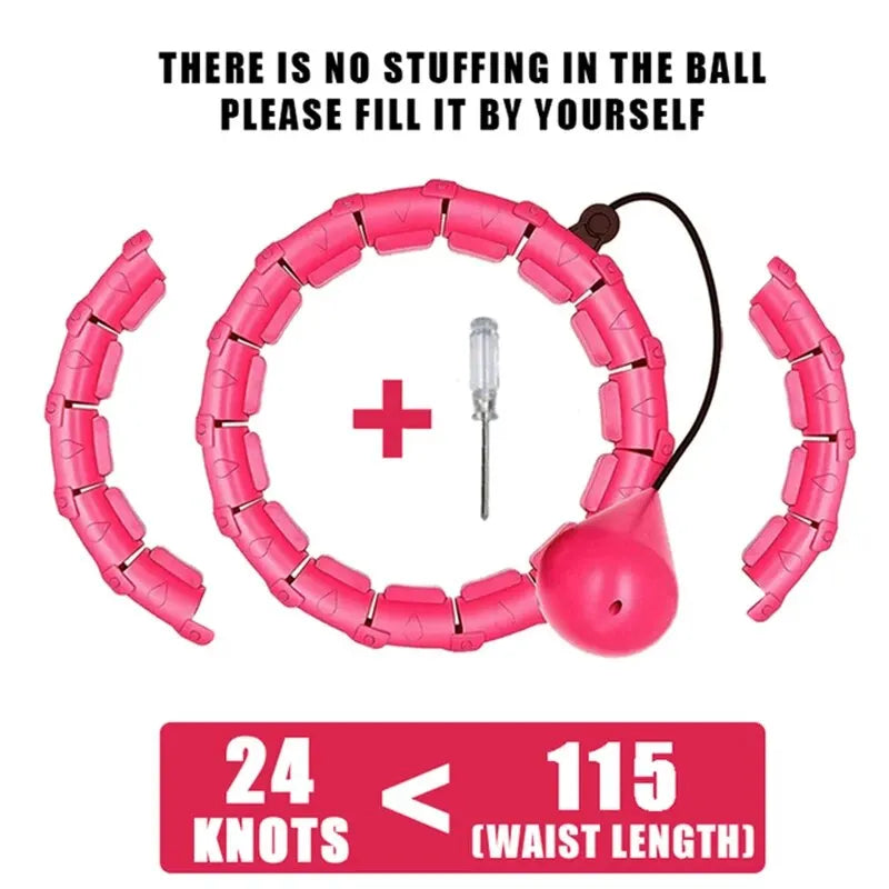 Adjustable Weighted Smart Hoop - Full-Body Workout & Waist Slimming
