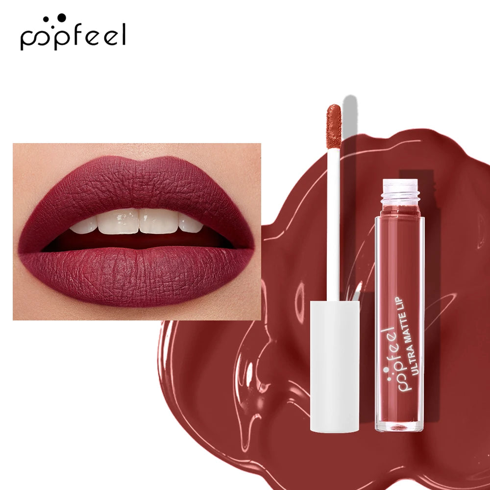 π POPFEEL Ultra Matte Lip Gloss β Long-Lasting, Non-Stick Formula!