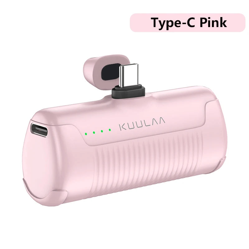 Portable Mini Power Bank 4500mAh – Compact Charger for iPhone 16 15 14 13 Pro Max & Android