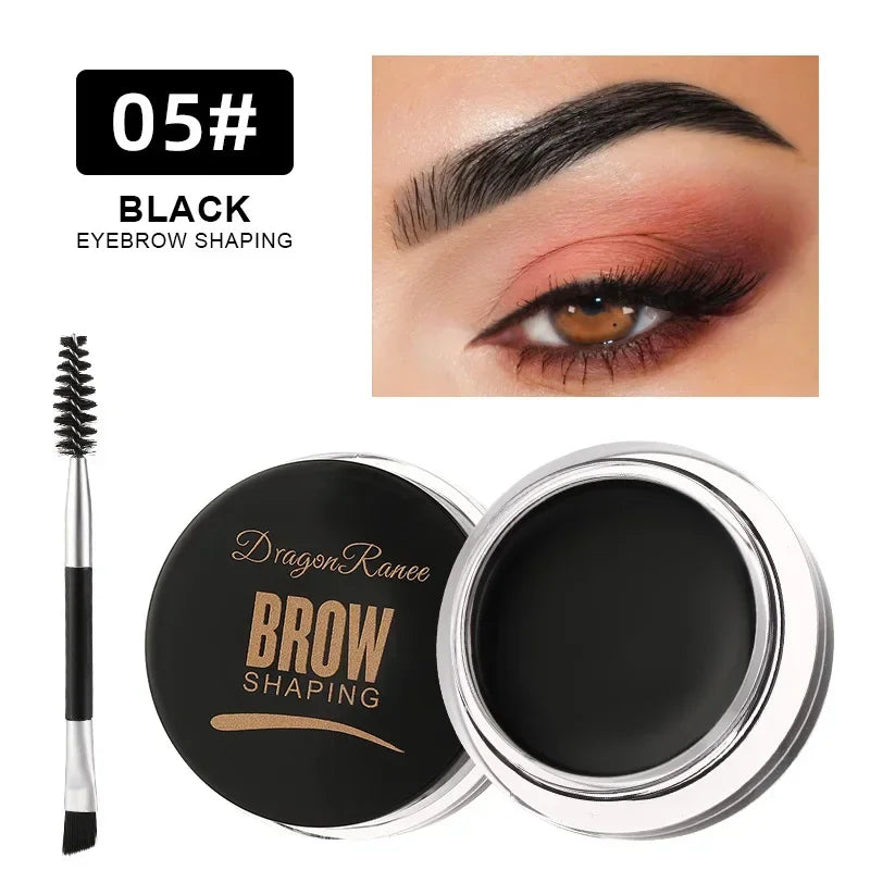 3D Natural Tint Eyebrow Cream Gel – Waterproof Matte Brow Gel for Long-Lasting Definition