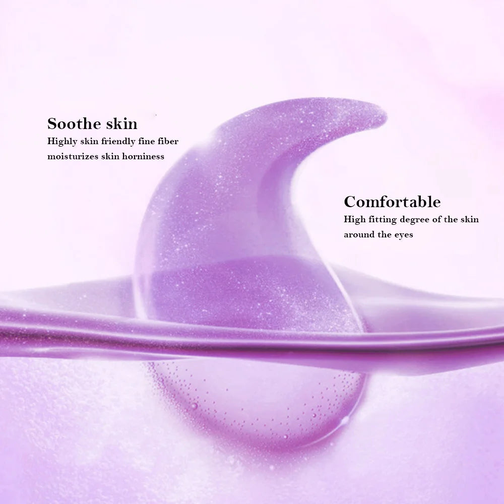 60Pcs Grape Seed Collagen Eye Mask – Moisturizing , Remove Dark Circler,, Puffiness, & Fine Lines