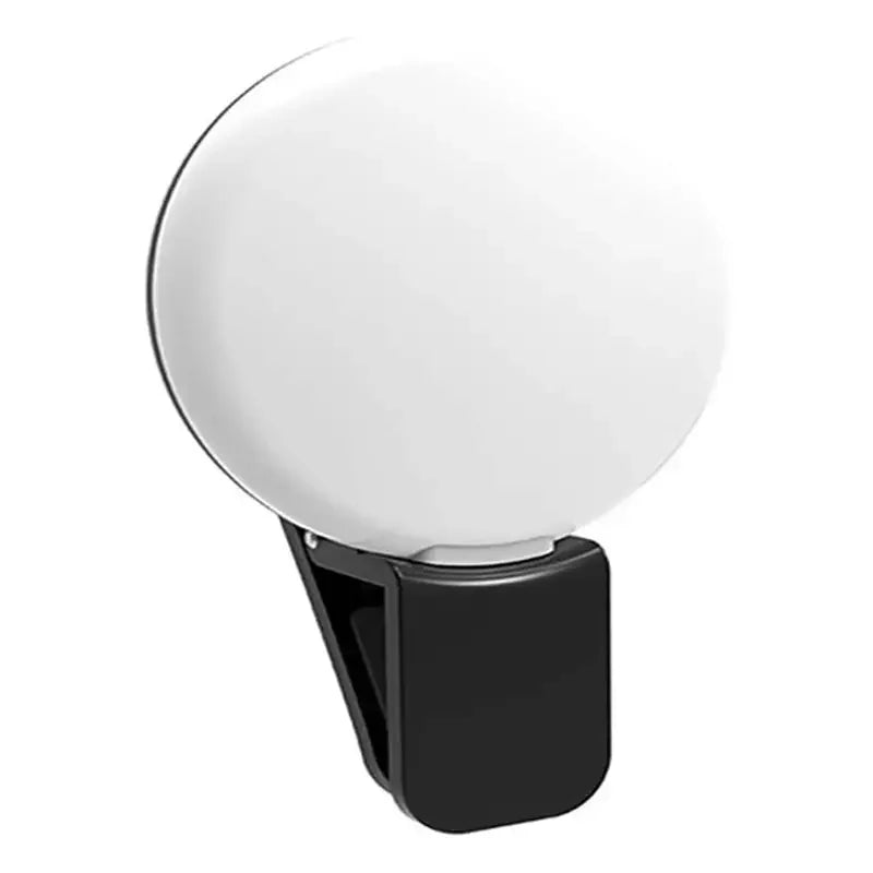 Mini Selfie Ring Light with Clip – 10 LED Beauty Flash for Perfect Shots