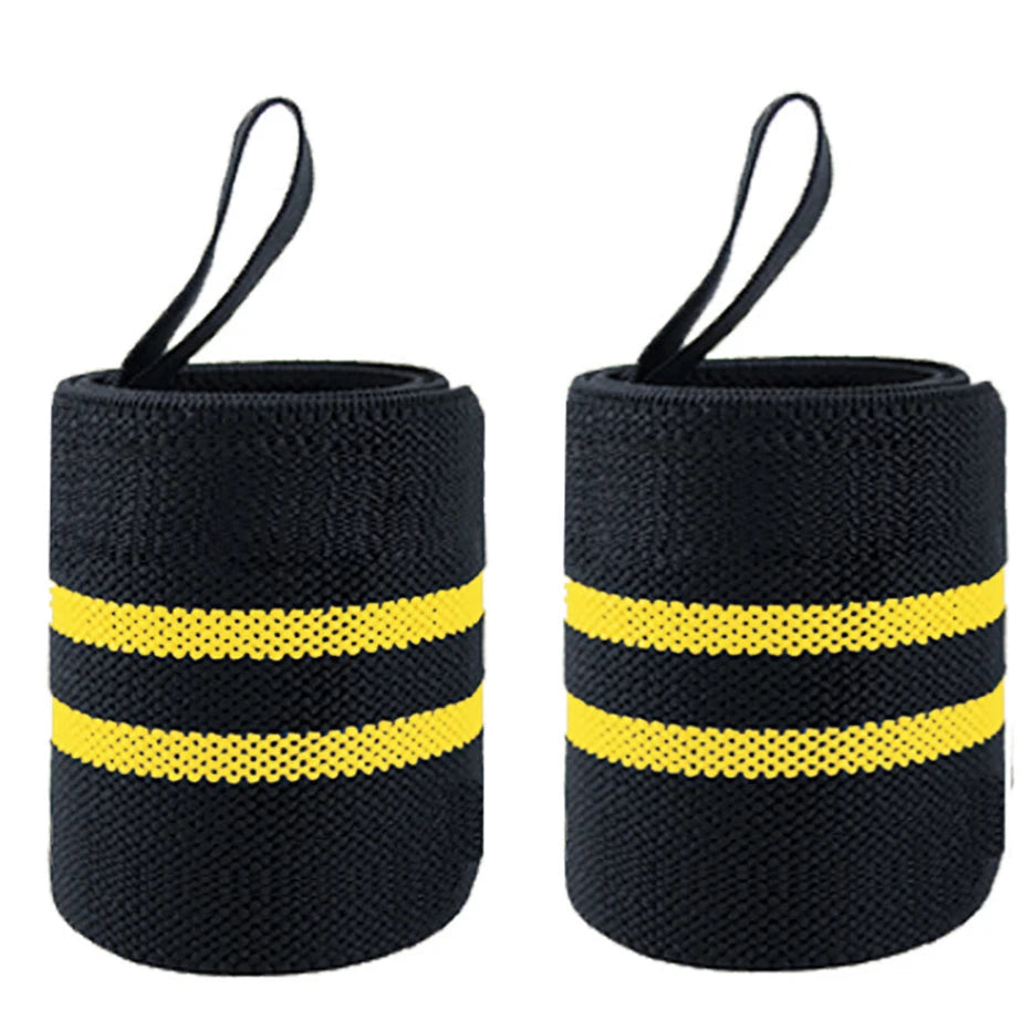 1 Pair Premium Wrist Support Brace Wraps – Extra Strength for Weightlifting & Gym Training