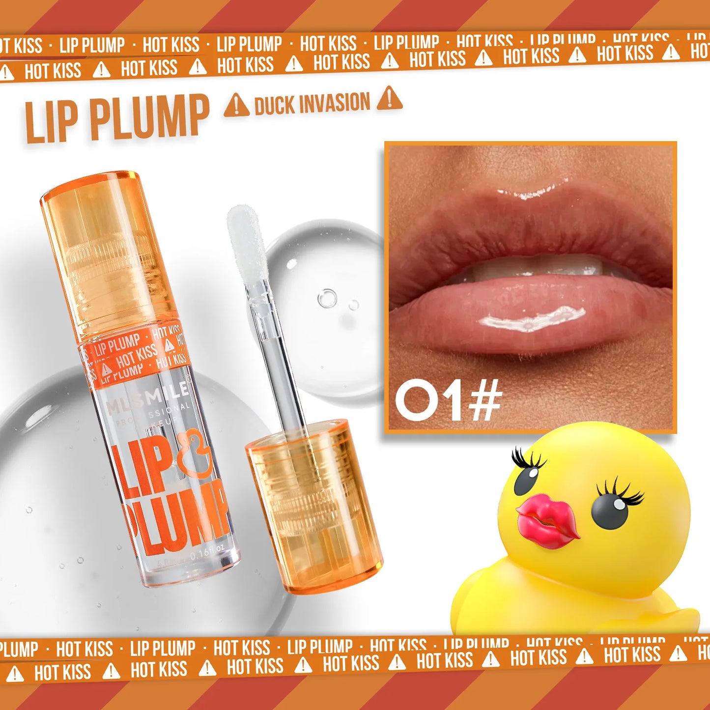 Duck Lip Plump Gloss Oil  – Hydrating, Shiny & Long-Lasting