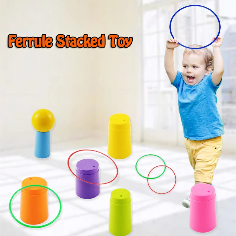 Throw Ring Stack Game – Fun Indoor & Outdoor Toy for Kids and Parents
