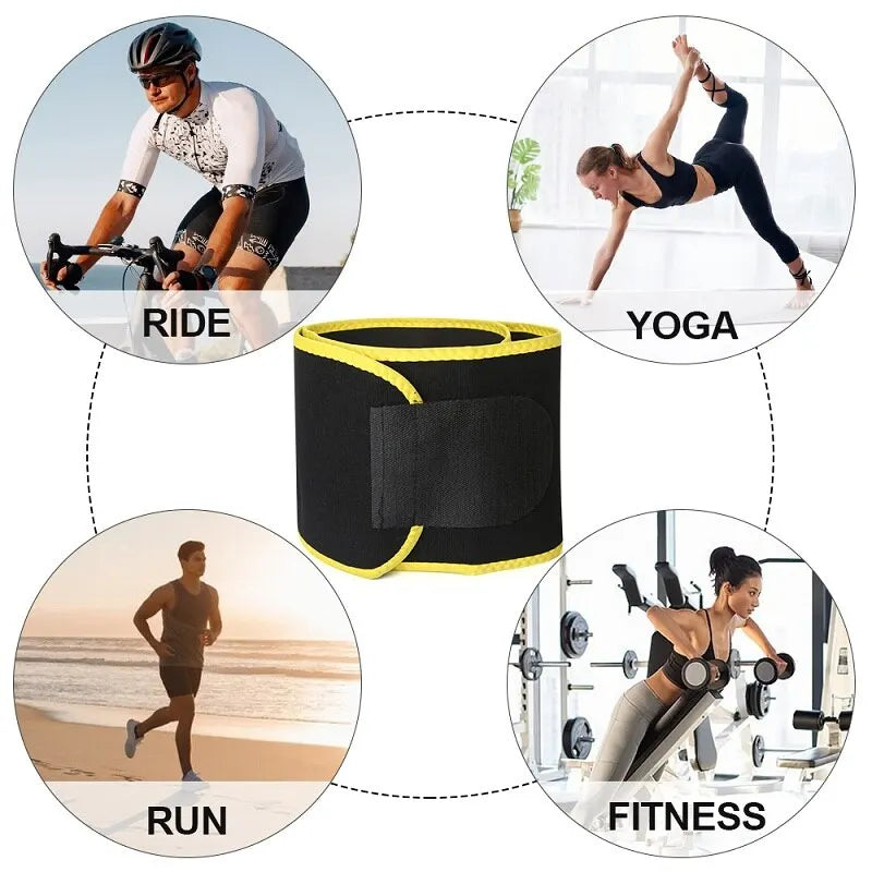 Sweat Waist Trainer Corset – Fitness & Lumbar Support Belt