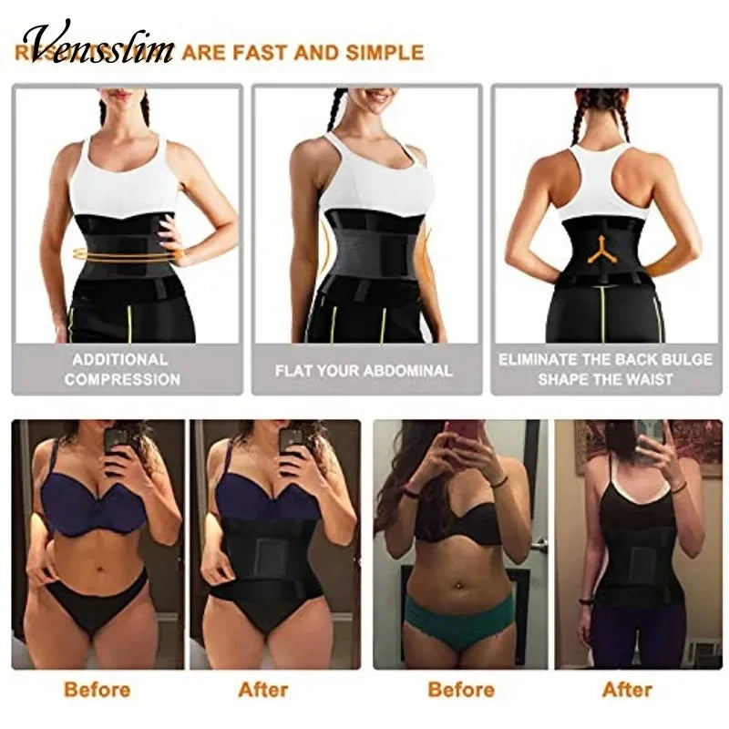 Women’s Sauna Sweat Waist Trainer – Ultimate Slimming & Fat Burner Belt