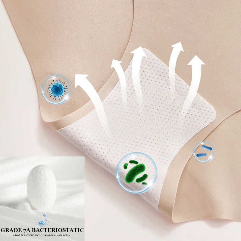 5PCS Set Invisible Seamless Panty – High Elastic, Ultra-Thin, Soft