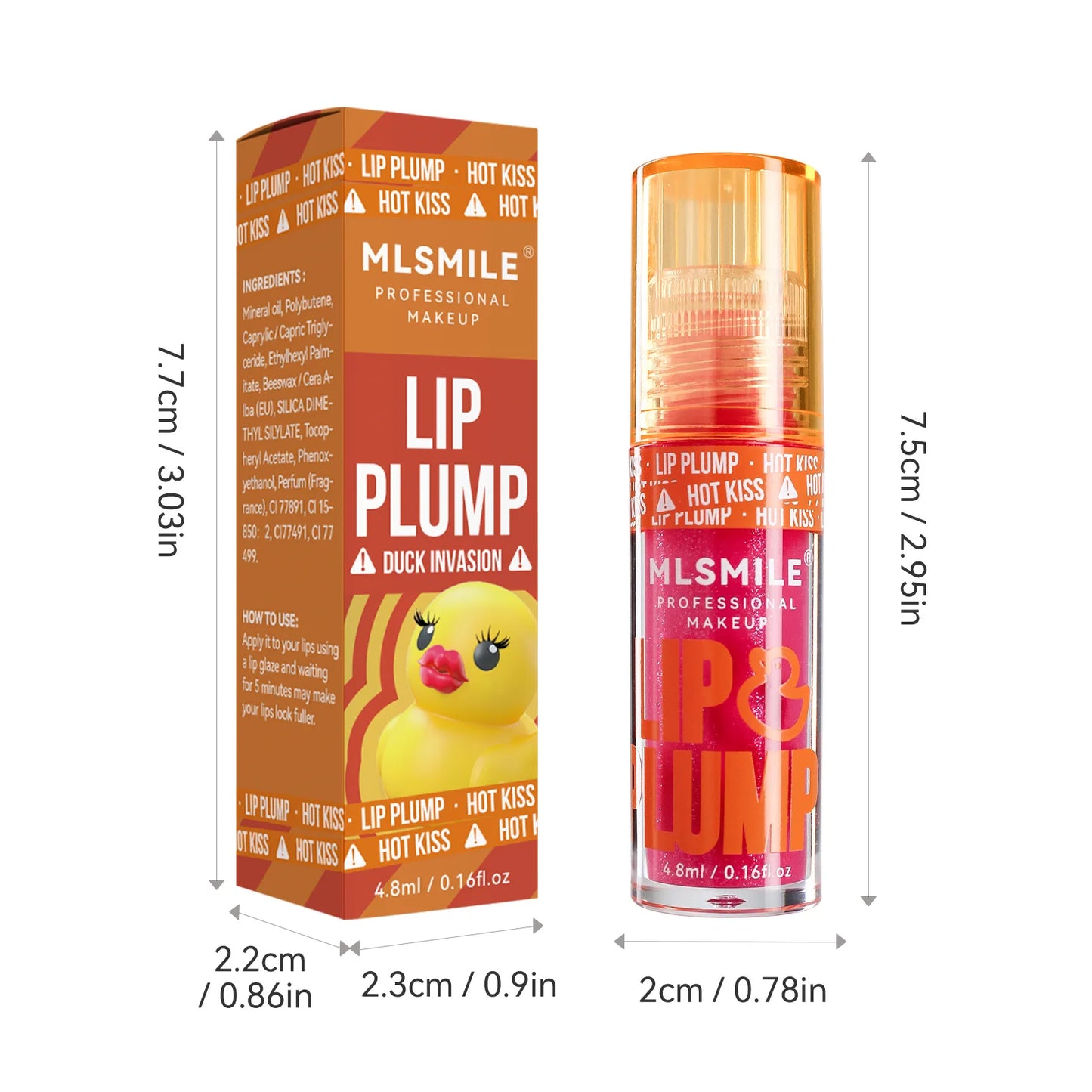 Duck Lip Plump Gloss Oil  – Hydrating, Shiny & Long-Lasting