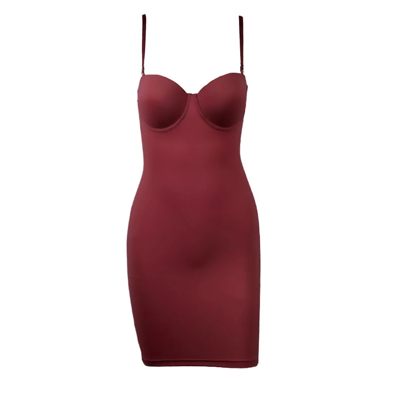 Slimming Full-Length Shapewear Slip – Seamless Body Shaper for a Smooth Look