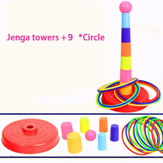 Throw Ring Stack Game – Fun Indoor & Outdoor Toy for Kids and Parents
