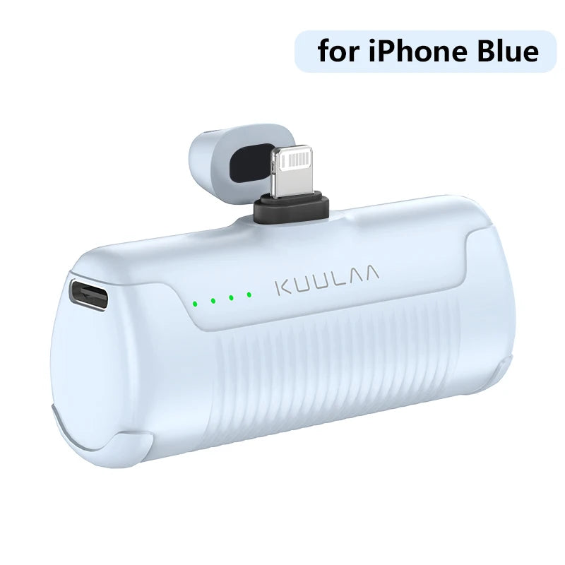Portable Mini Power Bank 4500mAh – Compact Charger for iPhone 16 15 14 13 Pro Max & Android